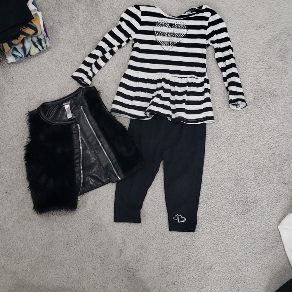Girls set with vest